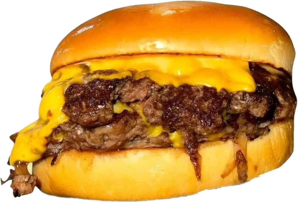 SMASH'N'CHEESY — double smashed patty, american cheese